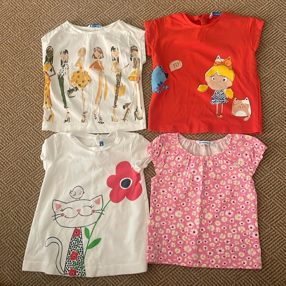 Set of 4 Mayoral Tee shirts